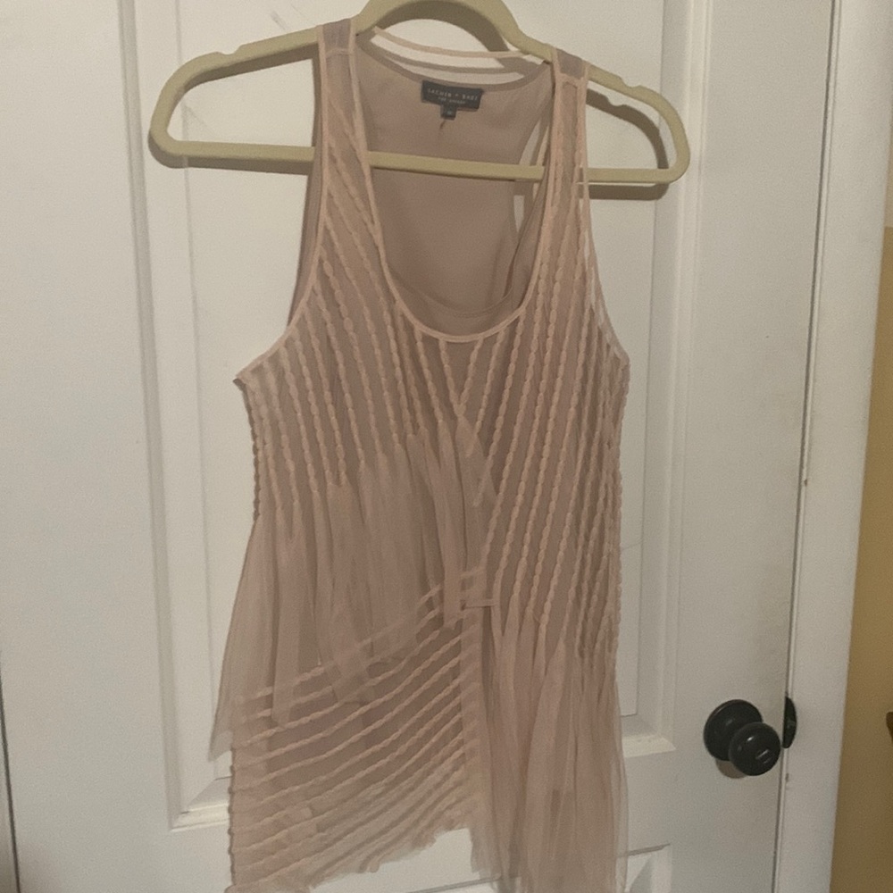 Sachin and Babi Tulle top